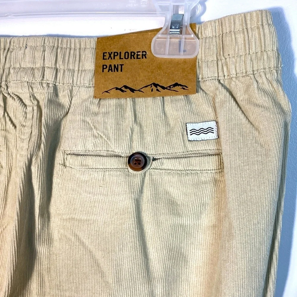 Surf & Swim Co. Men’s Explorer Pant Corduroy in khaki size large